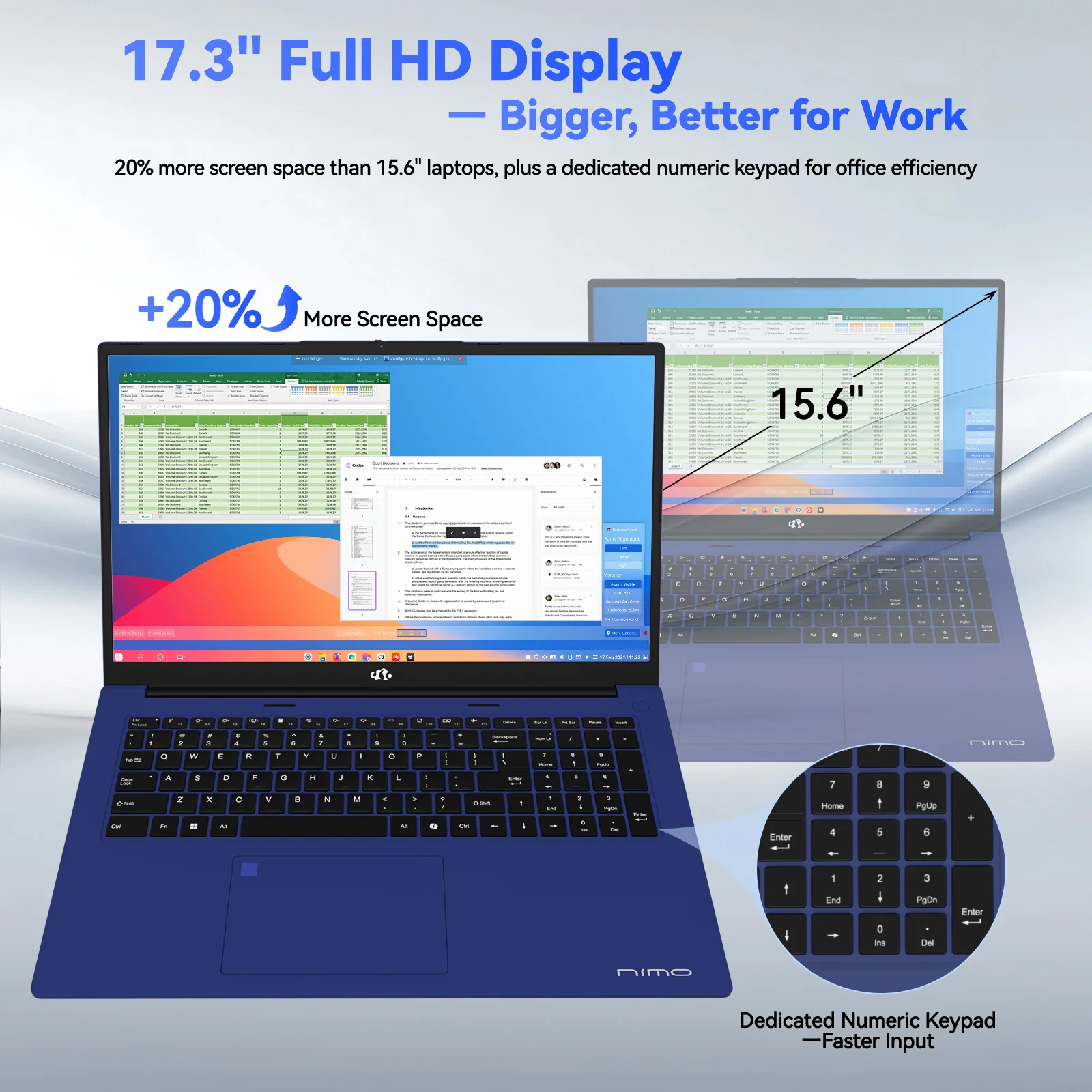 Nimo 17.3" N179 Ryzen 7 7735HS FHD Laptop - Image 20